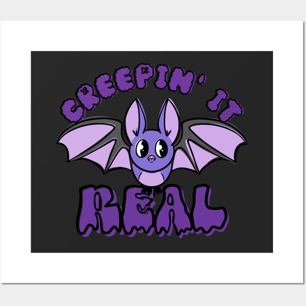 Creepin' It Real Wall Art by ShadowCatCreationsCo